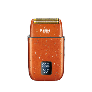 Kemei-<span class=keywords><strong>Rasoir</strong></span> à barbe en alliage Km-872, couleur orange, rechargeable, de qualité classique, <span class=keywords><strong>rasoir</strong></span> <span class=keywords><strong>électrique</strong></span> à 3 leviers - Product Image 6