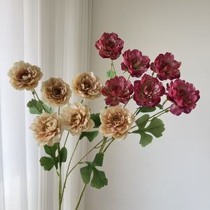 Bouquet de fleurs artificielles Junheyuan Ilo Pivoine, 6 têtes, fleurs en soie, arrangement de mariage, décoration - Product Image 2