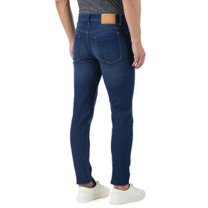Jeans <span class=keywords><strong>Skinny</strong></span> da <span class=keywords><strong>Uomo</strong></span> di Alta Qualità, Design Slim Fit con Patch, Elasticizzati, Blu Popolare, Vendita all'Ingrosso - Product Image 3