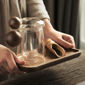 Design speciale unico alto borosilicato personalizzato a doppia parete vetro trasparente <span class=keywords><strong>tazze</strong></span> <span class=keywords><strong>da</strong></span> tè con manico - Product Image 6