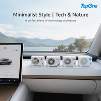 Diffuseur de parfum créatif en forme de climatiseur pour voiture, à énergie solaire, rotatif, pour tableau de bord et grille d'aération, ensemble d'aromathérapie
