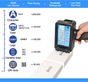 Imprimante thermique portable en stock, 600 dpi, multilingue, machine de codage à séchage rapide pour boîtes en carton - Product Image 6