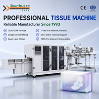 Machine d'emballage de serviettes hygiéniques entièrement automatique à 10 axes, entraînée par servomoteurs Mitsubishi, haute vitesse 70 sacs/min