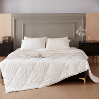 Luxus 300TC Cotton Shell Quilt Tröster Bettdecke Bedrucktes Muster Vier Jahreszeiten Winter Sommer Reine Bambus Gefüllte Wurm Bettwäsche