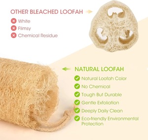 Whole Natural Organic Loofah <b>Sponges</b> Exfoliating <b>Shower</b> Bath Loofah Luffa Body <b>Sponge</b> for SPA Beauty Skin Care about 30-40cm - Product Image 4