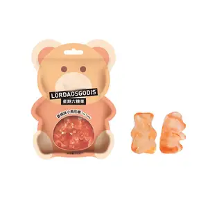 Urso animal fudge atacado uma variedade de modelagem realista fruta aromatizado brinquedo doces