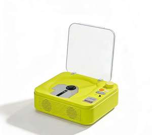 Lecteur CD portable rétro HIFI avec système audio USB MP3 pour la maison, la chambre, le bureau, cadeau, système audio de bureau - Product Image 6