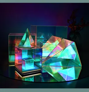 design Acrylic Infinity Cube LED color USB desk lamps LED RGB atmosphere table lamps modern