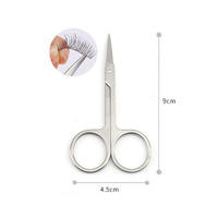 Ensemble de ciseaux à cuticules droits en acier inoxydable pour hommes et femmes, pour les poils du visage, des sourcils, du nez, de la moustache et des oreilles