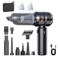 Aspirateur de voiture sans balais haute puissance, usage humide et sec, pour hôtels, double usage, forte aspiration, dépoussiérage, gonflage, portable, batterie, HEPA