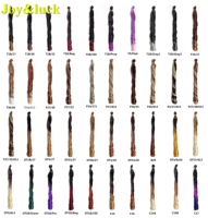 Extensions de Cheveux Synthétiques Boucles Spirales Françaises Lisses pour Tresses Africaines en Gros 150g