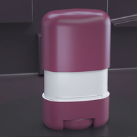 Emballage de bouteille de bâton de déodorant vide solide rechargeable ovale 50g