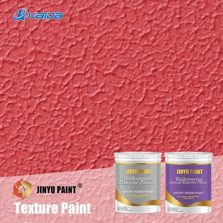 Vente en gros de peinture texturée résistante aux intempéries peinture murale artistique pour rehausser la texture du mur