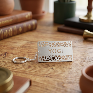 Brass Personalised Lightweight Handmade Keychain - Product Image 3