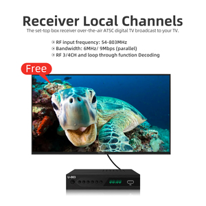 Miễn phí OEM <span class=keywords><strong>ATSC</strong></span> modulador phương tiện truyền thông Máy nghe nhạc Set Top Box 1080P Full HD <span class=keywords><strong>ATSC</strong></span> TV <span class=keywords><strong>Receiver</strong></span> cho Mỹ Mexico Canada - Product Image 3