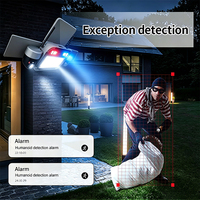 Caméra de surveillance solaire Goobsafe A11-AOV 6MP à 3 objectifs PTZ, LED 100W, batterie 18000mAh, solaire 12W, 4G WiFi, IA, IP66, pour extérieur - Vente en gros