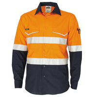 Suministro de fábrica FRC NFPA 2112 Botón a presión Llama Resistente al fuego Camisa de soldadura ignífuga para trabajador