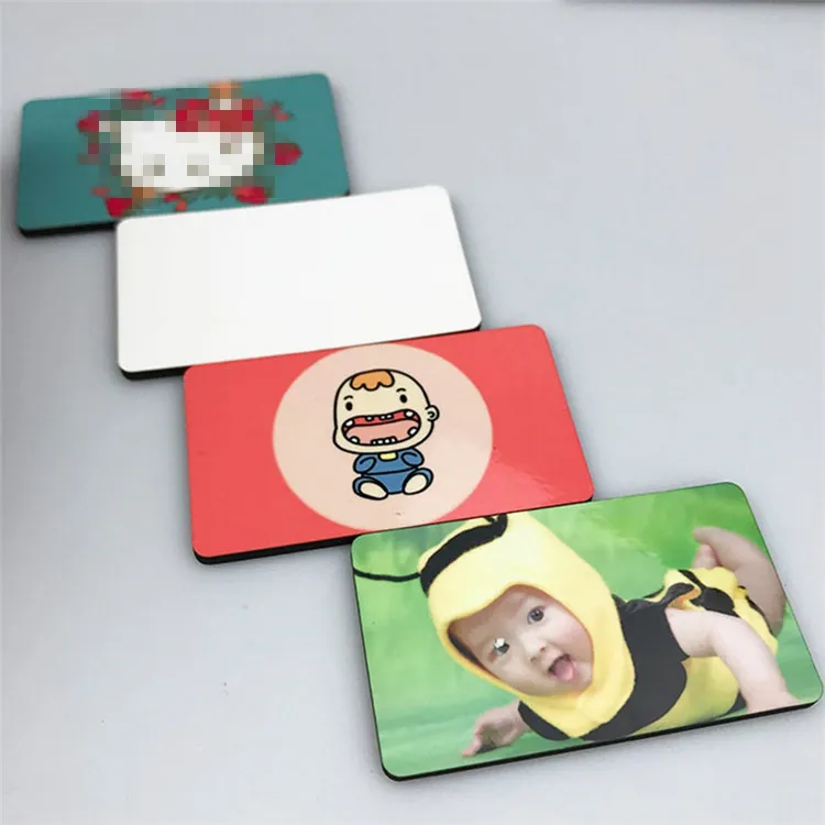 Small Quantity Thick Wooden Heat Press UV Printing Photo Blanks Sublimation Magnets Fridge