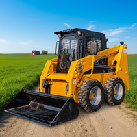 Harga Pabrik CE EPA Euro 5 Wheel Loader Skid Steer Mini Cargo Loader Mesin Diesel Pertanian Efisiensi Tinggi Dijual