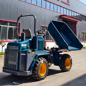 Kostenloser Versand 4 X4 Räder Mini Dumper Truck Frontlader mit KUBOTA Dieselmotor Hydraulik zum Verkauf - Product Image 3