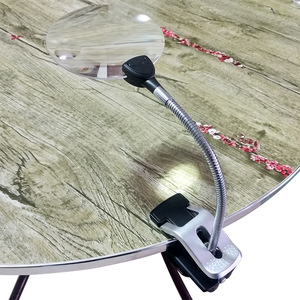 Kính Lúp LED Để Bàn Đọc Sách Mới Về Kèm Đèn LED Phóng To Gấp 2 Lần Kính Lúp Để Bàn Kèm Kẹp - Product Image 3