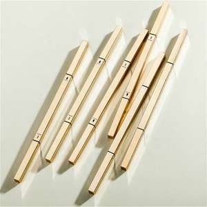 Zhenhai nhãn hiệu riêng logo của bạn kim loại đồng ống vàng hai đầu lông mày bút chì với lông mày Mascara - Product Image 3