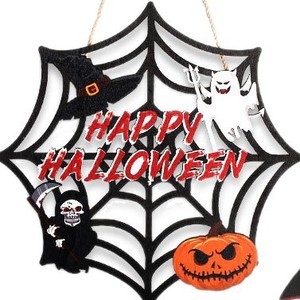 Panel Decorativo de Madera Personalizado para Halloween con Diseño de Araña y Fantasma, Ideal para Decoración de Patio, Hogar, Fiestas y Festividades - Product Image 6