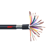 Kabel Listrik Fleksibel Berisolasi PVC UL2405 Multicores Stranded dengan Isolasi PVC 6 Inti dan Pelindung Jalinan untuk Sinyal