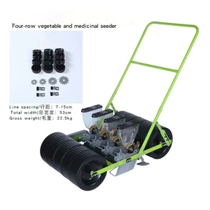 Sembradora Manual de 4 Filas para <span class=keywords><strong>Semillas</strong></span> de Vegetales, Sembradora Manual para <span class=keywords><strong>Semillas</strong></span> Pequeñas, Espaciado Ajustable, para Siembra en Jardín y Granja - Product Image 3