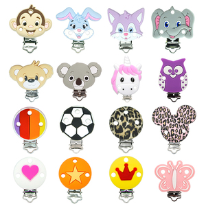 Clip de chupete para bebé libre de BPA al por mayor - Product Image 1