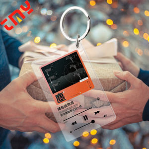 2024年新作販促用3Dチャーム、パーソナライズされた楽しいUV印刷、防水プラスチック<span class=keywords><strong>PVC</strong></span>アクリル製、女性向けミニ音楽カスタムキーホルダー - Product Image 6