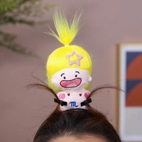 Accessoire capillaire mignon en peluche en forme de souris pour le lavage du visage, épingle à cheveux, élastique à cheveux, ornement capillaire tendance pour femmes et filles