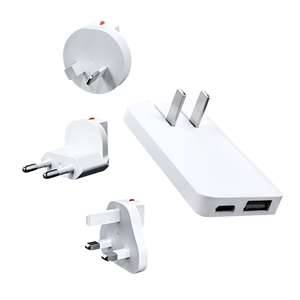 Cargador de Viaje Universal GaN de 65W con Carga Rápida y Doble Puerto - Product Image 1