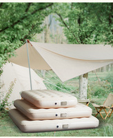 Lit gonflable portable sur mesure de plusieurs tailles pour l'intérieur et l'extérieur, matelas gonflable pour le camping avec pompe intégrée