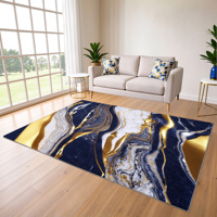 Tapis d'intérieur personnalisé imprimé en usine avec motif ethnique OEM pour l'hôtellerie, vente en gros de tapis de sol