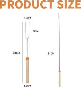 Palitos para Asar Malvaviscos, Accesorios para Acampar, Accesorios para Fogatas, Regalos para Campistas - Product Image 3