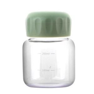 Glass Milk <b>Mug</b> 200ml With Lid Portable Reusable For Travel And Daily Use - Product Image 3