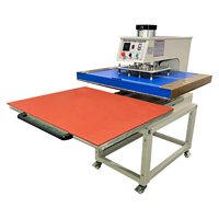 Presse à chaud pneumatique à poste unique 80cmx100cm 220V/110V pour impression par sublimation grand format