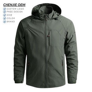 Bán Buôn Chất Lượng Cao Người Đàn Ông Của Mùa Xuân Ngoài Trời Lớp Duy Nhất Hardshell Áo Khoác Tùy Chỉnh Không Thấm Nước Thoáng Khí Áo Gió Áo Khoác - Product Image 1