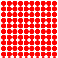 FSC Usine En Gros 126Pcs/Feuille Dot Autocollants 10mm Rond Couleur Imprimé Étiquette Autocollants