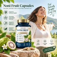 Capsules de Noni à Marque Blanche Extrait 20:1 Soutien Immunitaire Antioxydant Végétalien OEM ODM