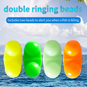 Fishing Bell Beads ABS Double-Ringing <b>Dumbbell</b> Shape 10-Pack For Ocean Rock Fishing - Product Image 2