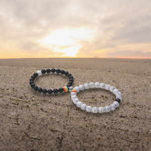 8mm Lava Volcanic Agate Frosted Stone Rainbow Energy <b>Healing</b> Loose Gemstone Beads Romantic Anniversary Children's <b>Bracelet</b> - Product Image 3