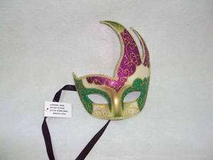 Masque vénitien pour femme, demi-visage, masque de <span class=keywords><strong>loup</strong></span> pour le Mardi Gras - Product Image 5