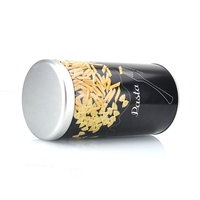 Boîte de rangement ronde en métal pour pâtes, boîte en fer blanc de qualité alimentaire, personnalisable, vide, pour spaghetti et nouilles