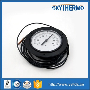 Điều hòa không khí nước Hater nhựa trường hợp mao mạch Nhiệt kế với mặt bích - Product Image 4