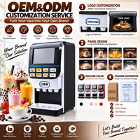 Distributeur de boissons chaudes instantanées à 8 saveurs, machine à boissons en poudre multi-saveurs, café, lait, thé, jus, chocolat chaud