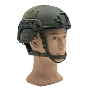 Casco táctico de Kevlar wildland con material de aramida, casco táctico de seguridad rápida con núcleo de operaciones UHMWPE