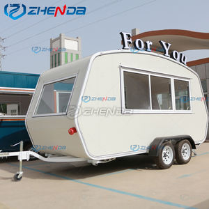 फास्ट फूड ट्रक कस्टम कॉफी बर्गर वैन ट्रक मोबाइल किचन कैटरिंग ट्रेलर टैको पिज्जा फूड ट्रक पूरी तरह से सुसज्जित - Product Image 4