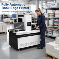 Machine d'impression numérique haute vitesse Chicai pour l'impression des bords de livres, cahiers personnalisés, agendas et imprimante monocouche pour couvertures rigides